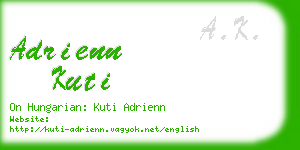 adrienn kuti business card